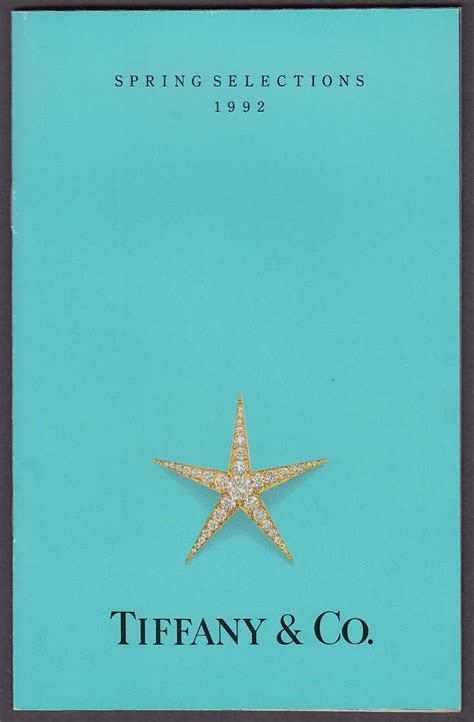 Tiffany And Co Spring Selections 1992 Catalog Star Brooch Cover