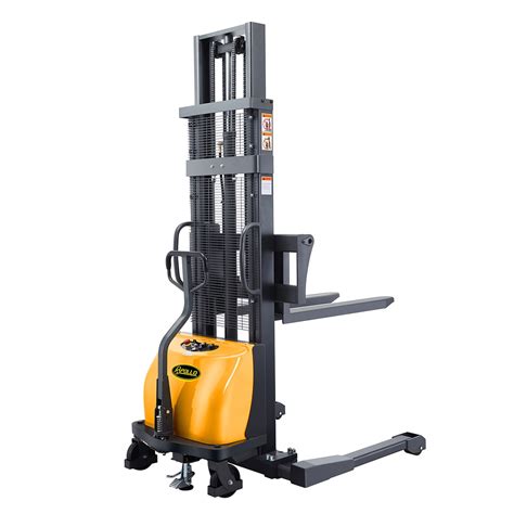 APOLLOLIFT Straddle Leg Semi Electric Pallet Stacker 118 Lift Walk