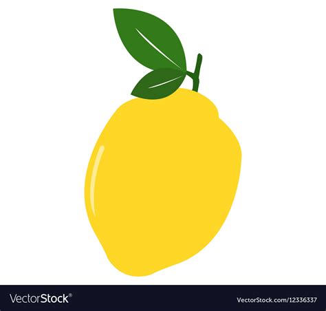 Lemon Icon Royalty Free Vector Image Vectorstock