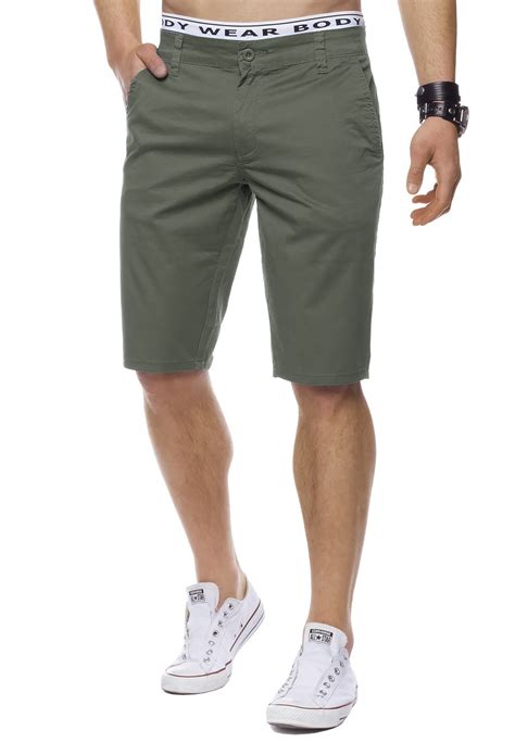 Mens Chino Shorts Bermuda Stretch Slim Fit Chinese Shorts Short Elegant