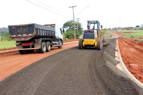 Prefeitura Termina Aplica O De Base De Asfalto Na Liga O Bauru