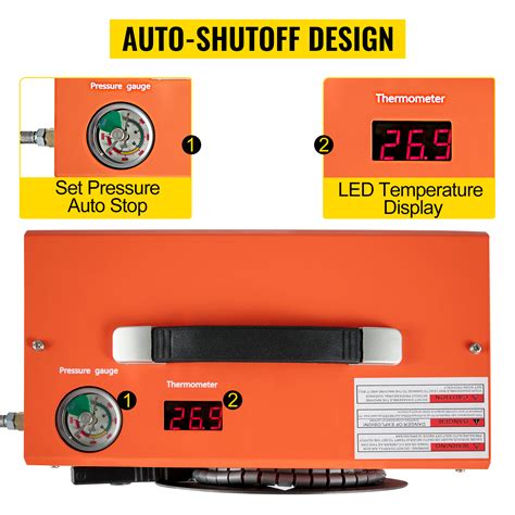 Vevor Pcp Air Compressor Auto Stop Powered By Dc 12v Car Or Home Ac 110v220v 4500psi30mpa