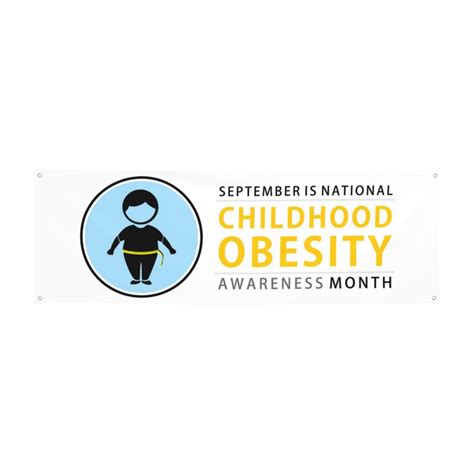 Childhood Obesity Signs Stop Obesity Unhappy Fat Boy Standing Next To