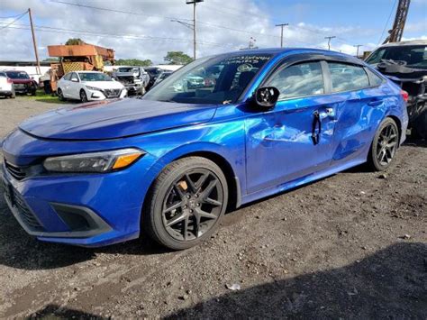 2022 Honda Civic Sport For Sale Hi Honolulu Fri May 24 2024 Used And Repairable Salvage