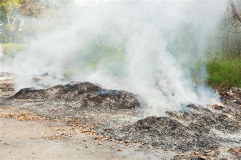 Burning waste pollution in Thailand 1923090 Stock Photo at Vecteezy