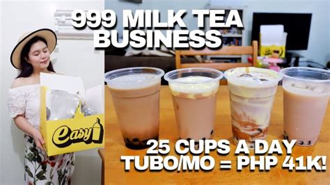 Easy Milk Tea Business 999 Package Bundle Milk Tea Tea Tea Shop