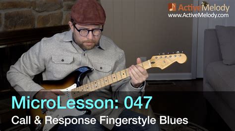 Microlesson Fingerstyle Call Response Blues Guitar Lesson