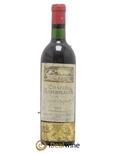 Acheter Château Fombrauge Grand Cru Classé 1961 lot 5744