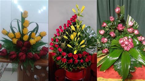 Beautiful Latest Ikbana Fresh Flower Arrangement Ideas 2023 24 YouTube