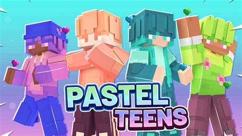 Pastel Teens By Aquastudio Minecraft Skin Pack Minecraft Bedrock