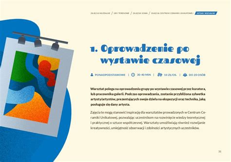 Oferta Edukacyjna Biuro Wystaw Artystycznych Bwa W Wa Brzychu