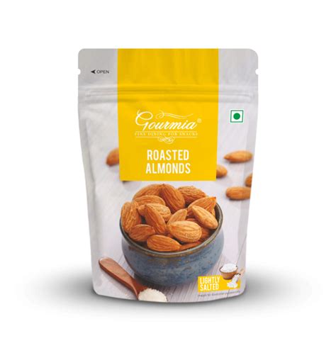 Gourmia Roasted Almonds Lightly Salted 100g Gourmia India