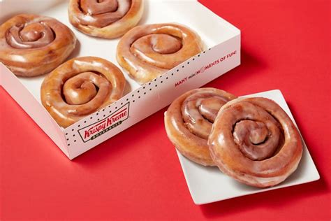 Krispy Kreme S Original Glazed Cinnamon Roll Is Now Available 7 Days A Week