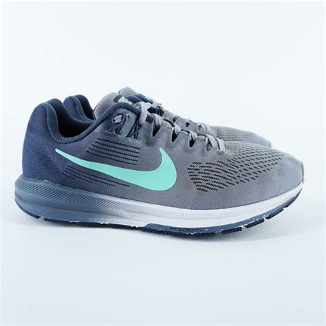 Nike Zoom Structure 21 Running Shoes in Grey/Blue — UFO No More