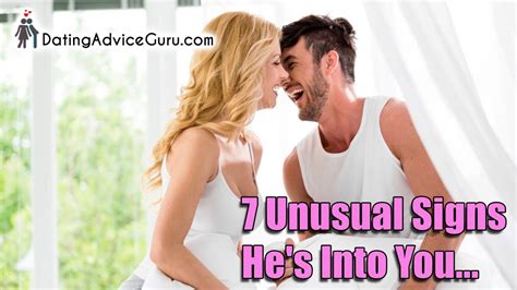 7 Unusual Signs Your Man Is Into You YouTube