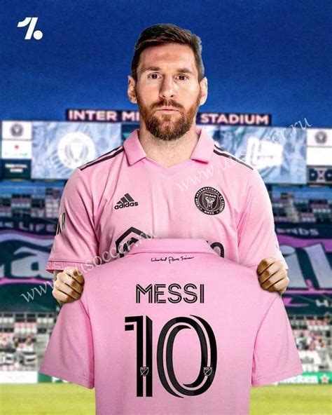 Messi Inter Miami Cf Home Pink Thailand Soccer Jersey Aaa