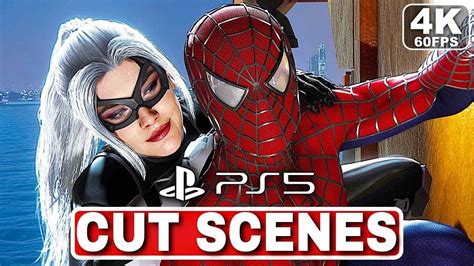 Spider Man Remastered Pc All Black Cat Cutscenes Spiderman