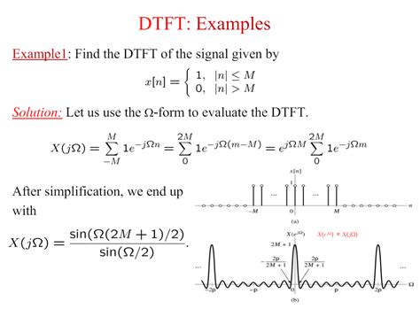 Solved Dtft Examplesexample Find The Dtft Of The Signal Chegg