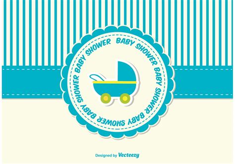 Baby Shower Card 90584 Vector Art at Vecteezy