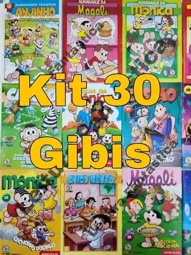 Turma Da Mônica Kit 30 Gibis Novos Sem Repetição Frete grátis