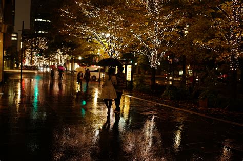 Fondos de pantalla Japón luz de sol Paisaje urbano noche agua