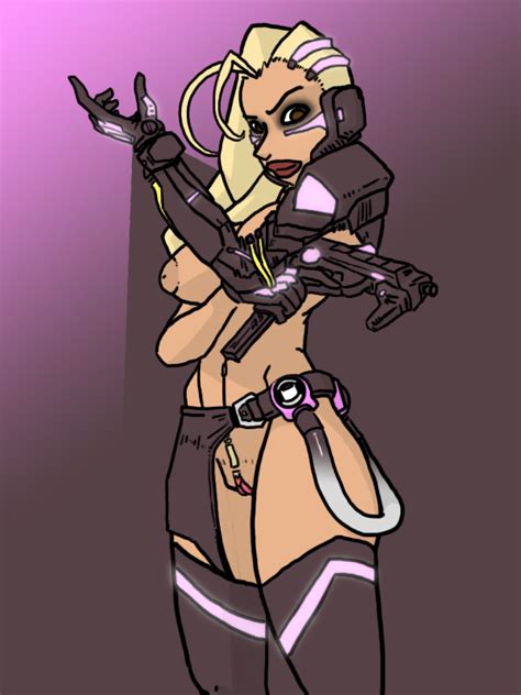 SOMBRA AUGMENTED SKIN Overwatch Fanart By Cguser Hentai Foundry