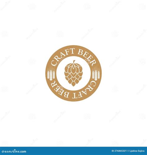 Logotipo De Cerveza Artesanal Icono De Cerveza Aislado En Fondo Blanco