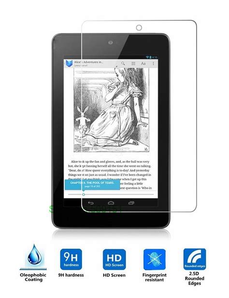 Película de vidro temperado para tela de asus google nexus 7 1 2012
