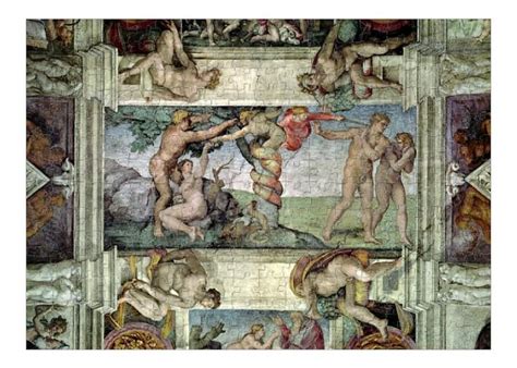 Prints Of Sistine Chapel Ceiling Expulsion Of Adam And Eve