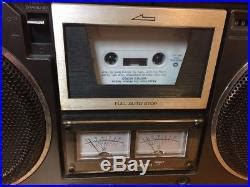 VINTAGE Sanyo Boombox M9994K Ghettoblaster Clean Radio Cassette