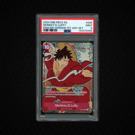 2024 1st Anniversary Set Monkey D. Luffy #ST10-006 PSA 9 - 12421