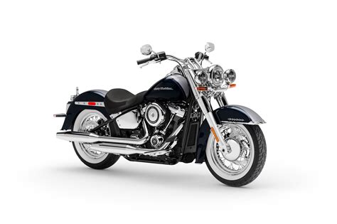 Motorrad Vergleich Harley Davidson Softail Deluxe FLDE 2019 Vs Harley