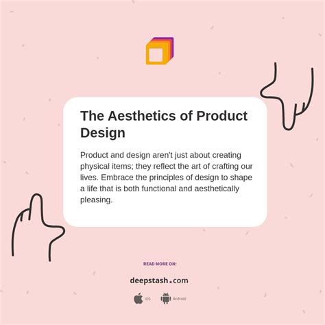 aesthetics  product design deepstash