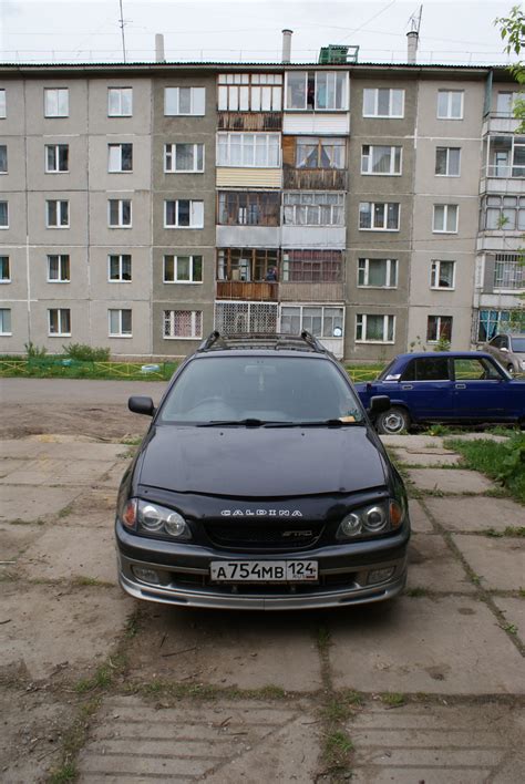 Теплый день и небольшой фотосет во дворе — Toyota Caldina 210 2 л