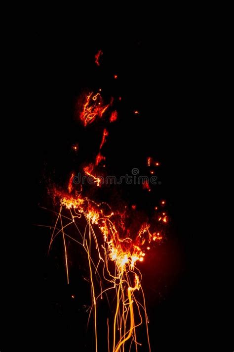 Burning Steel Wool Graphic Resource Stock Photo - Image of abstract ...