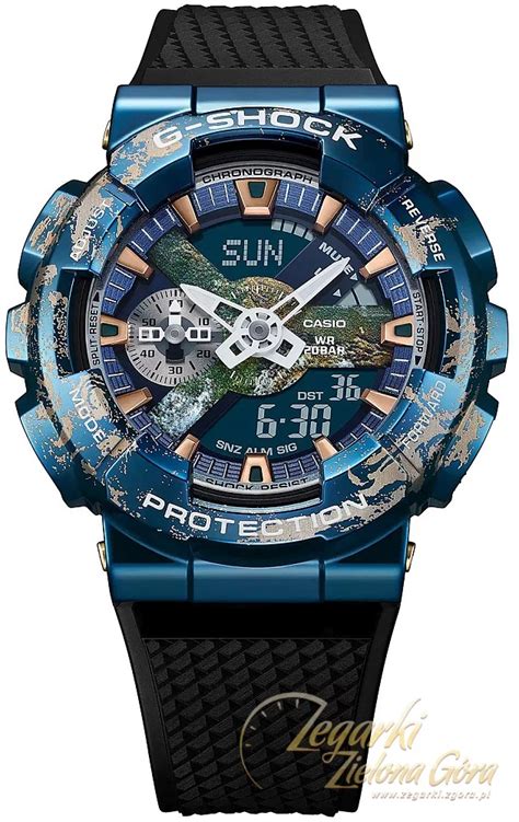 Casio GM 110EARTH 1AER G Shock Analog Digital In Steel X Planet Earth