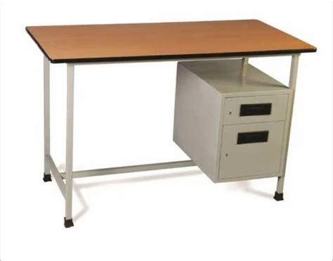 Mild Steel Rectangular Metal Office Table With Storage At Rs In