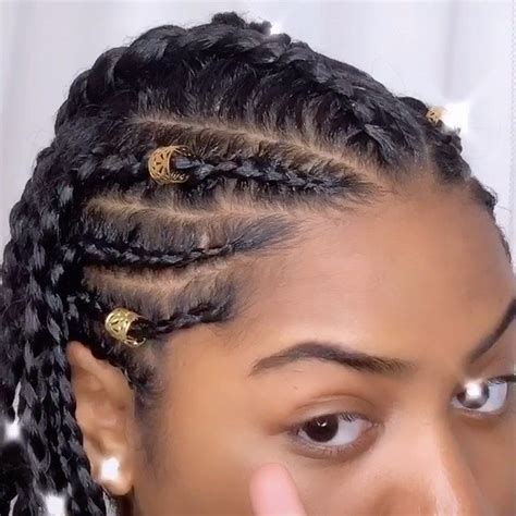 Emiah On Instagram “cornrow Braids W Gold Accessories 🙈 If Viewing Follow Emiah F