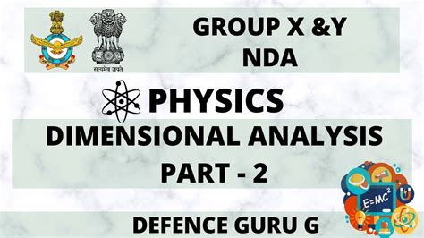 Airforce X Group Physics Dimensional Analysis Part Nda Airforce