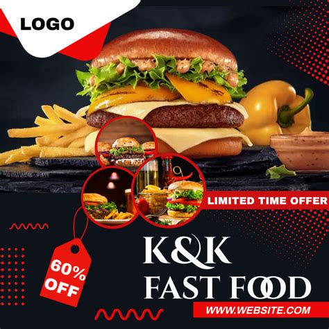 Copy Of Fast Food Postermywall