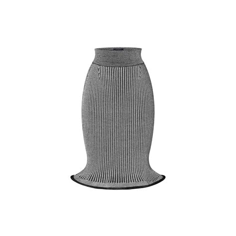 Ribbed Knit Trumpet Hem Skirt Women Ready To Wear LOUIS VUITTON