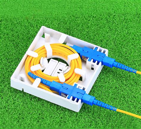 Ftth Wall Outlet Fiber Faceplate Wall Mounted Sc Lc Mini Fiber Access