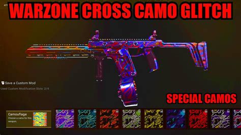 New Cross Camo Glitch Warzone Instant Warzone Camo Glitch Special Camos Warzone Glitches