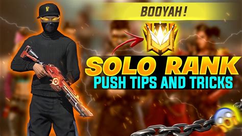 Solo Rank Push Kise Kre Aur Free Fire Me Grandmaster Kaise Jaye Youtube