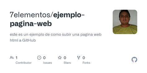 Github Elementos Ejemplo Pagina Web Este Es Un Ejemplo De Como