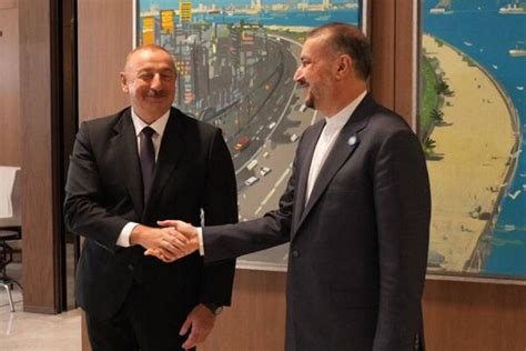 Amir Abdollahian Meets Azerbaijani President Aliyev In Baku Mehr News