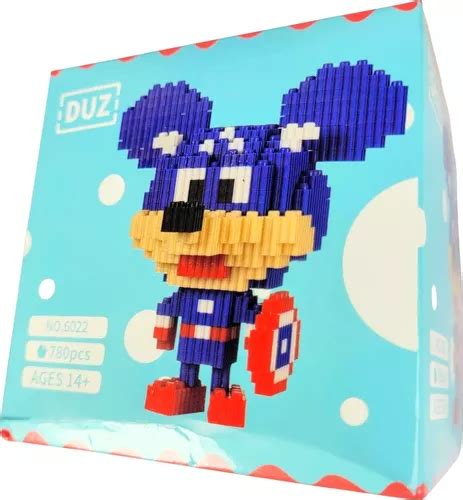 Mini Bloques Mickey Mouse Lego Armable 780 Piezas