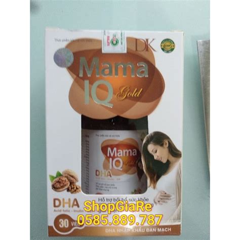 Mama Iq Gold Bổ Sung Dha SẮt VÀ Vitamin KhoÁng ChẤt Cho MẸ BẦu Bồi Bổ