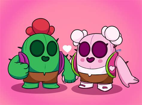 57 Best Photos Brawl Stars Spike Animation Brawl Stars Daily What A Cute Spike Fan Art By U