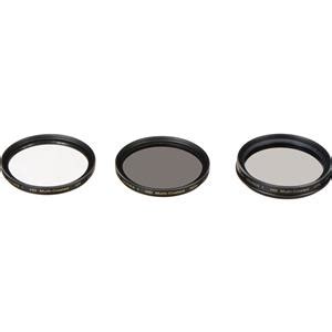 Vivitar 3 Piece UV CPL ND8 58mm Filter Kit VIV FKND 58 Adorama